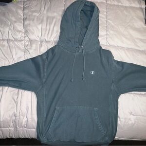 Champion Reverse Weave hoodie - turquoise dyed - brand new, no tags Men’s size M